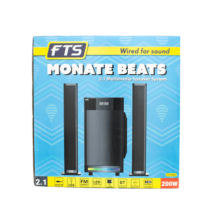 Monate Beats 2.1CH Multimedia Soundbar System (FTS - 626U) - Fastrak