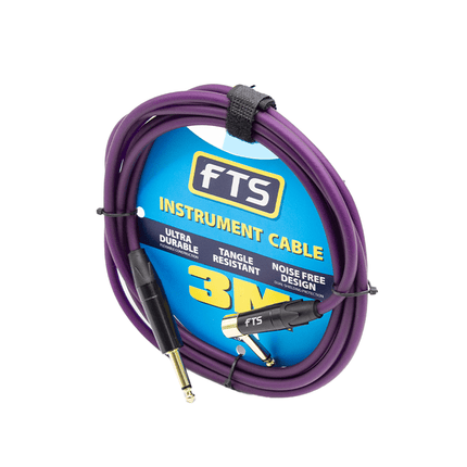 FTS Instrument Cable Alll 24K Gold Plug [TJ134+TJ134A/3M] - Fastrak