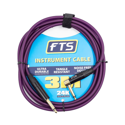 FTS Instrument Cable Alll 24K Gold Plug [TJ134+TJ134A/3M] - Fastrak