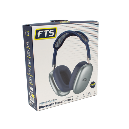 FTS Bluetooth Headphone With Rotary Switch Blue [FTS - KD15 BL] - Fastrak