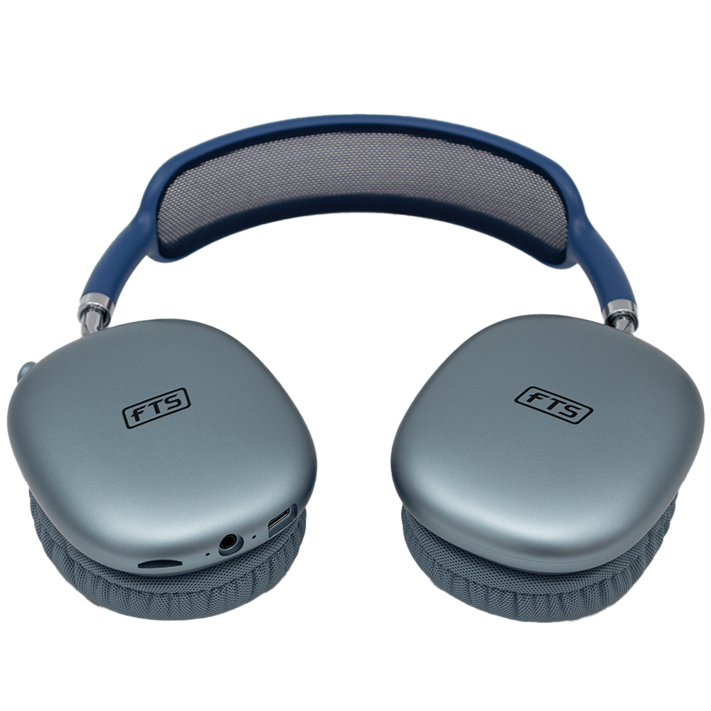 FTS Bluetooth Headphone With Rotary Switch Blue [FTS - KD15 BL] - Fastrak