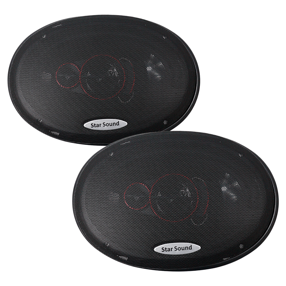 sss Starsound 6X9'' 3 Way Coaxial Speaker 600W [SSS-6903] - 6X9