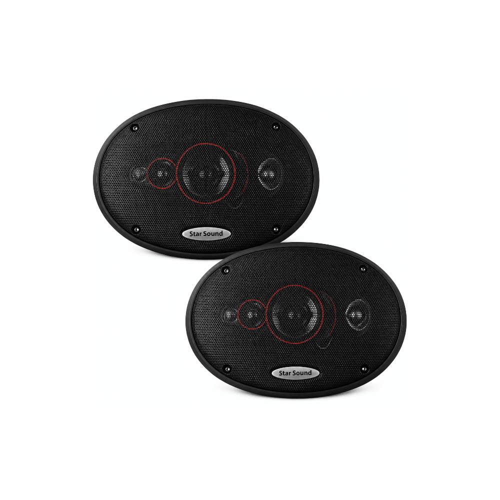 Starsound 6X9'' 3 Way Coaxial Speaker 600W [SSS - 6903] - Fastrak