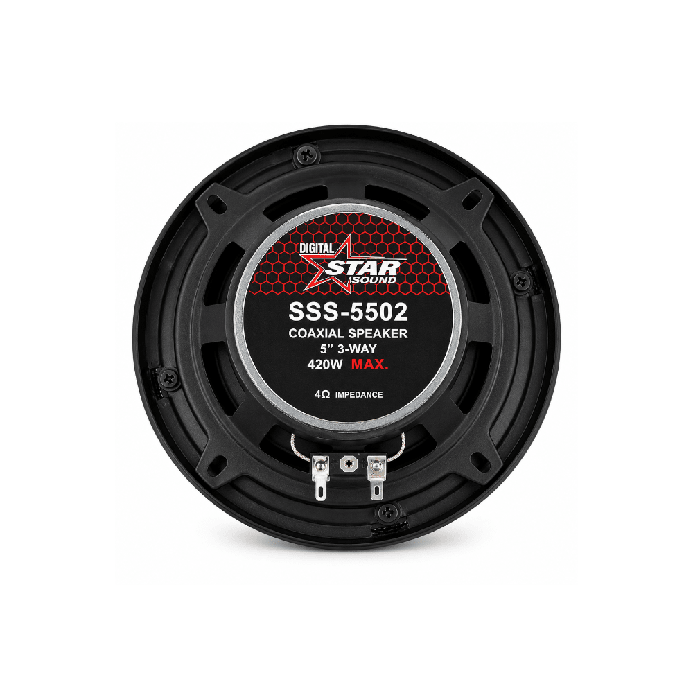 Starsound 5.25' 3 Way Coaxial Speaker [SSS - 5502] - Fastrak