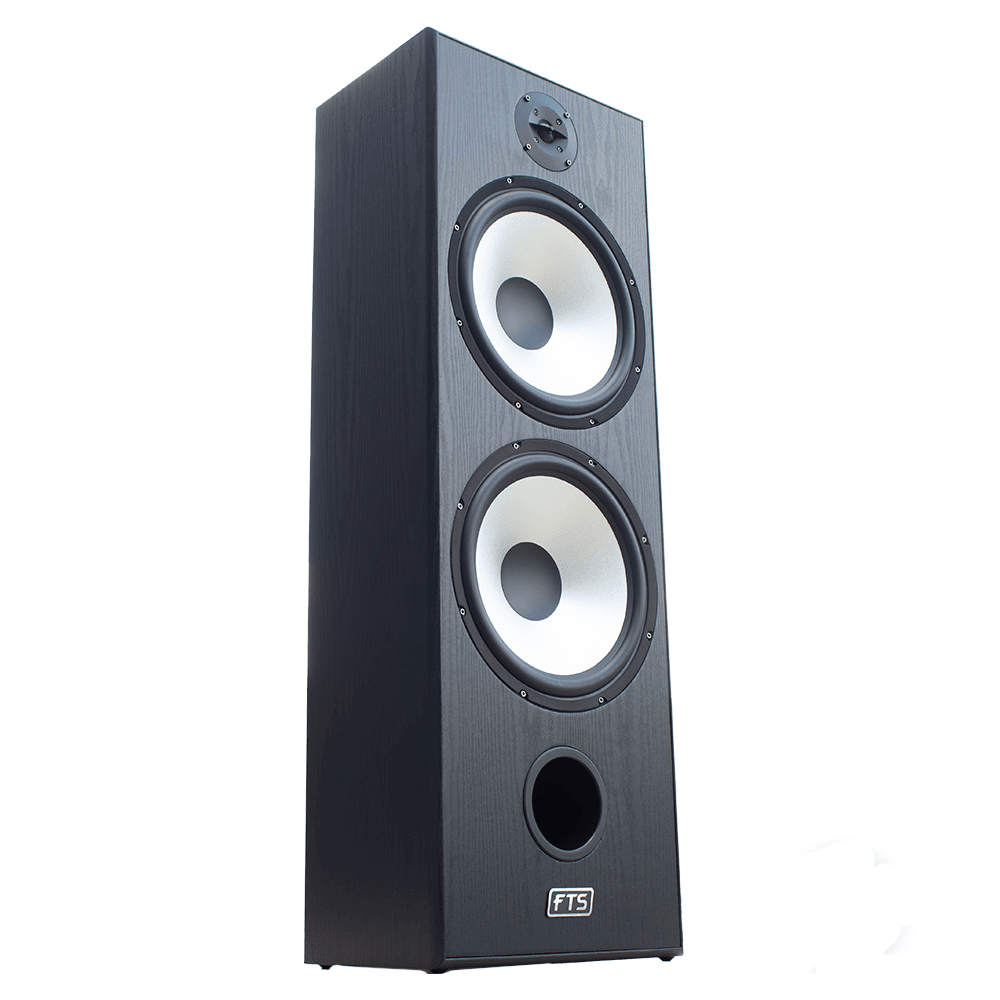 FTS 8'' Dual Passive Speaker Pair 60-120W [Black] (FTS-D08) - Fastrak