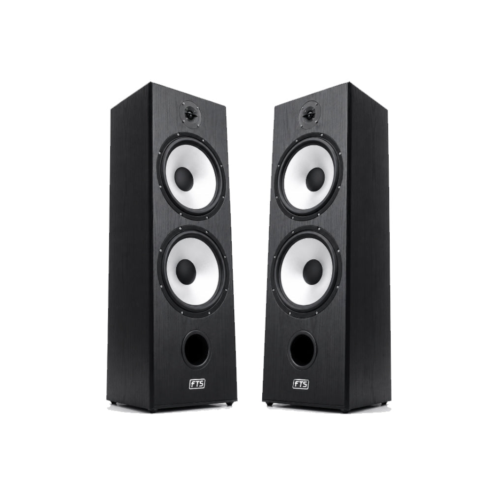 FTS 12'' Dual Passive Speaker Pair Power: 80-180W Black [FTS-D12 BK] - Fastrak