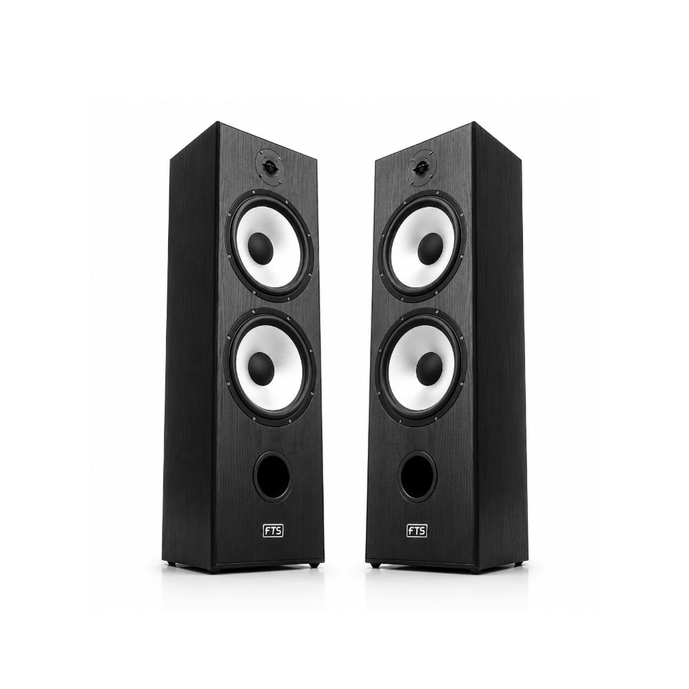 FTS 12'' Dual Passive Speaker Pair Power: 80-180W Black [FTS-D12 BK] - Fastrak