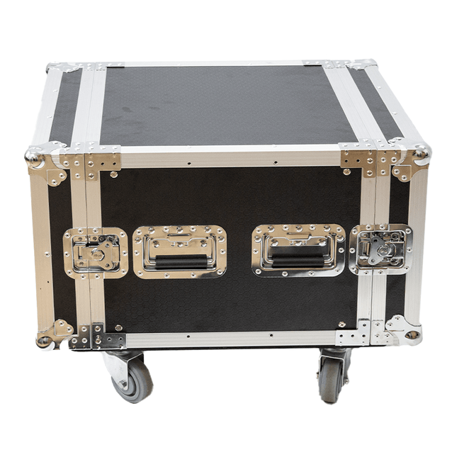 Astro Audio Flight Case with Wheels [8U BK] - Fastrak