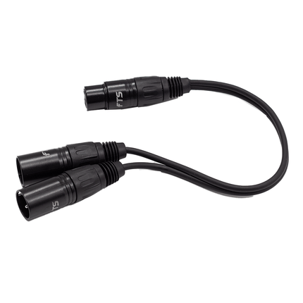 FTS - TX009+2*TX010/0.3M XLR Female To 2x Xlr Male - Fastrak
