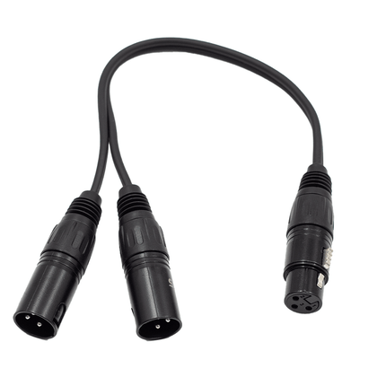 FTS - TX009+2*TX010/0.3M XLR Female To 2x Xlr Male - Fastrak