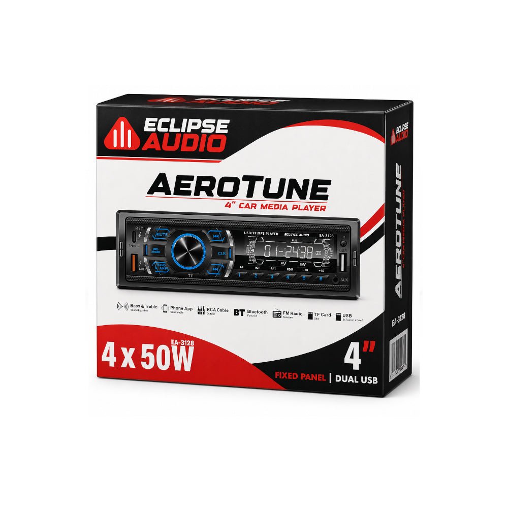 Eclipse Audio AeroTune Car Media Player Fixed Panel [EA - 3128] - Fastrak