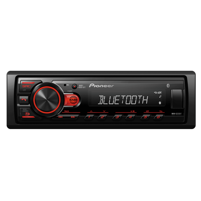 Pioneer Receiver with BT, USB & Android Smartphone support [MVH - S235BT] - Fastrak