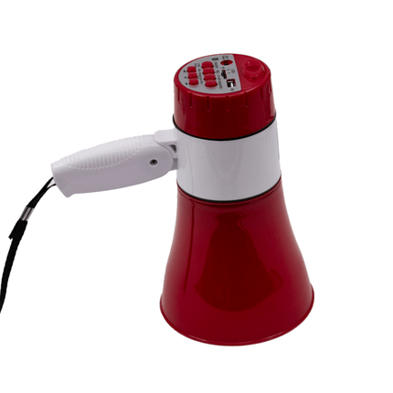 Stewart Small Megaphone Red/White [XB - 180D - BT RD/WH] - Fastrak
