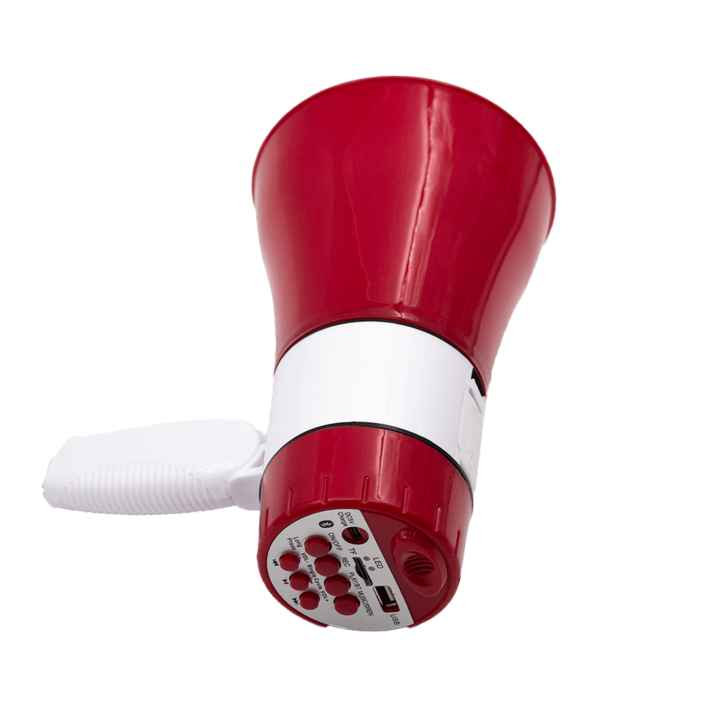 Stewart Small Megaphone Red/White [XB-180D-BT RD/WH] - Megaphones