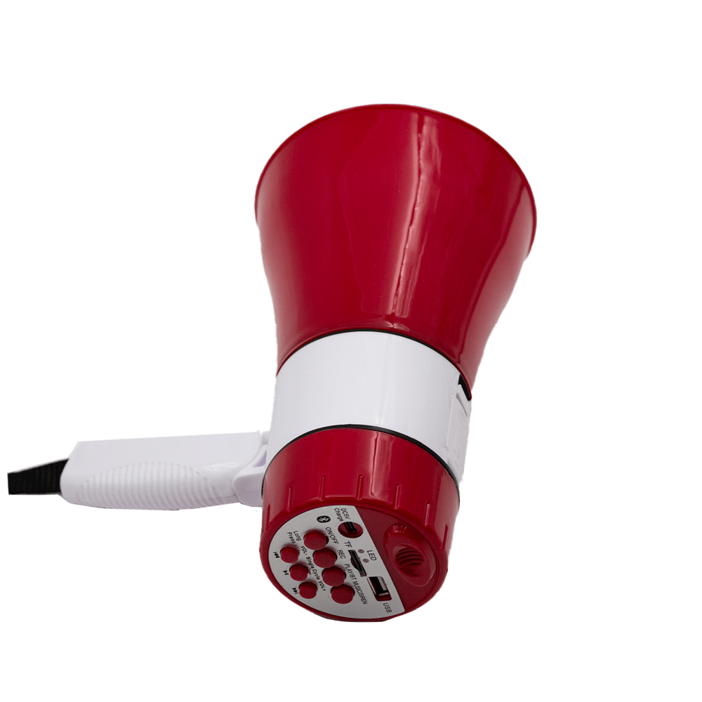 Stewart Small Megaphone Red/White [XB-180D-BT RD/WH] - Megaphones