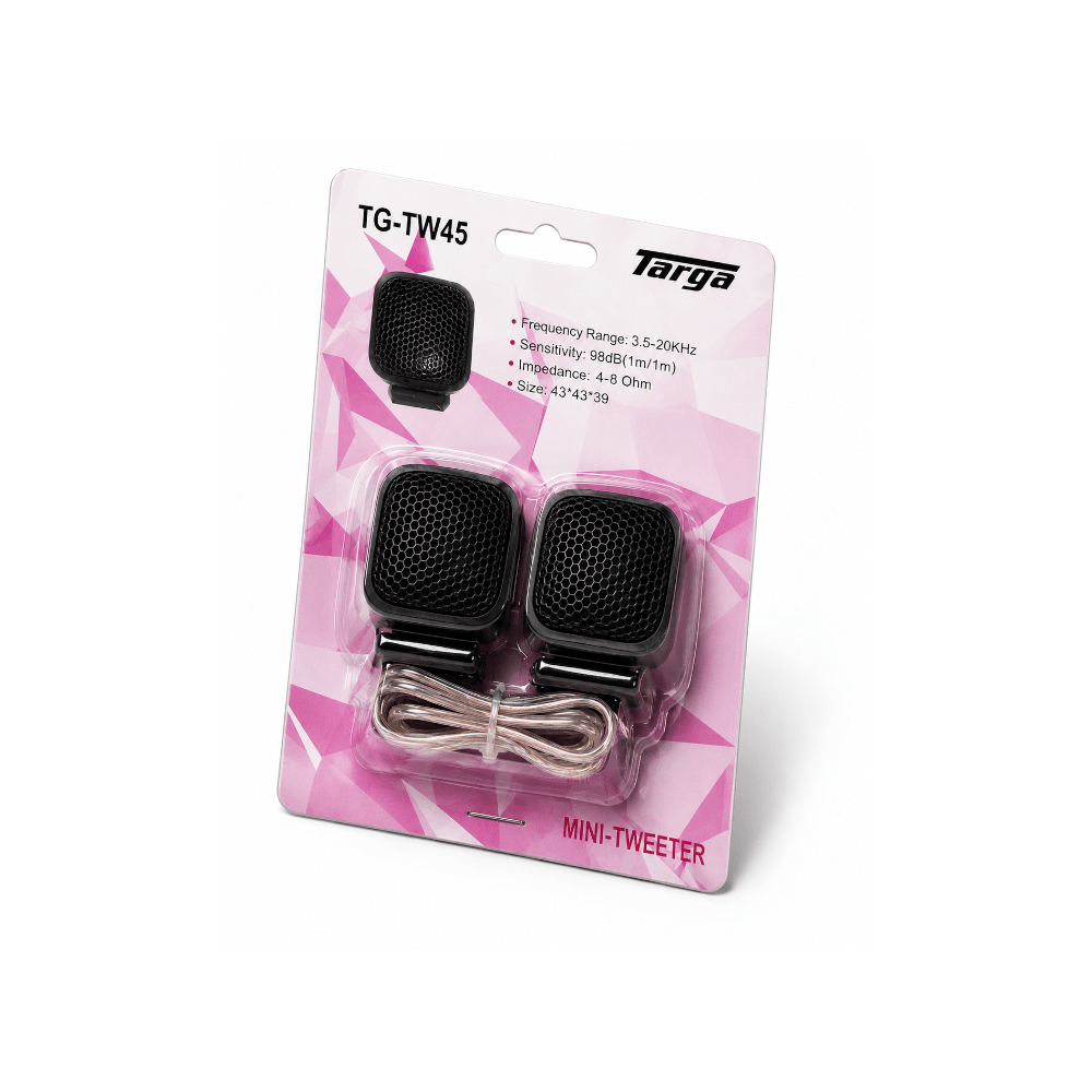 Targa Tweeter – 400W High-Frequency Car Audio Tweeter [TG-TW45] - Fastrak