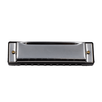 FTS Bruce Harmonica 10 - hole C key Black [F10BA] - Fastrak