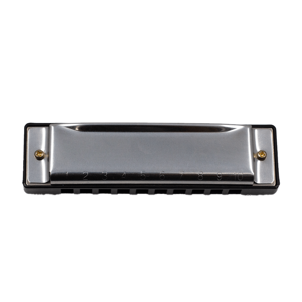 FTS Bruce Harmonica 10 - hole C key Black [F10BA] - Fastrak