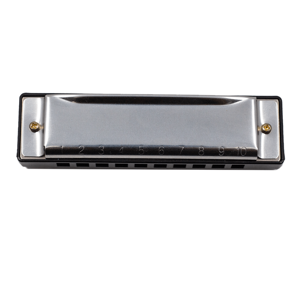 FTS Bruce Harmonica 10 - hole C key Black [F10BA] - Fastrak