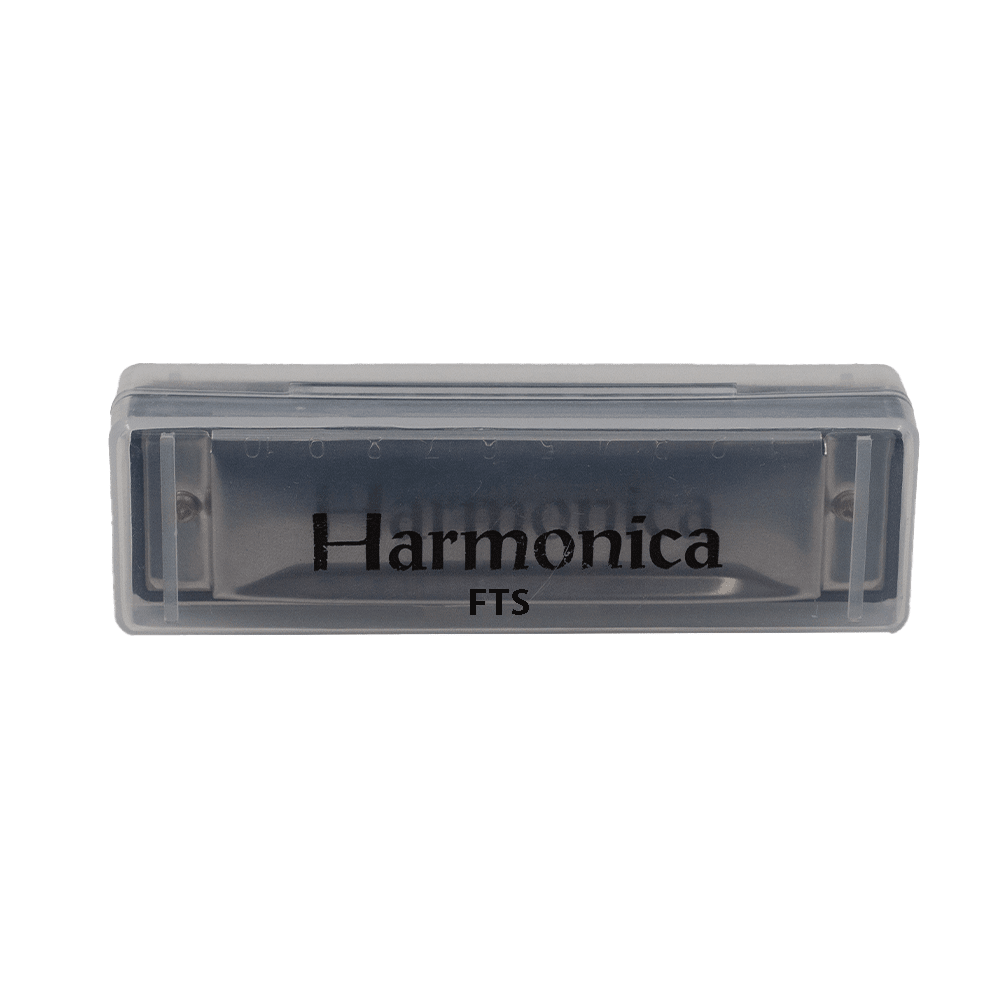 FTS Bruce Harmonica 10 - hole C key Black [F10BA] - Fastrak