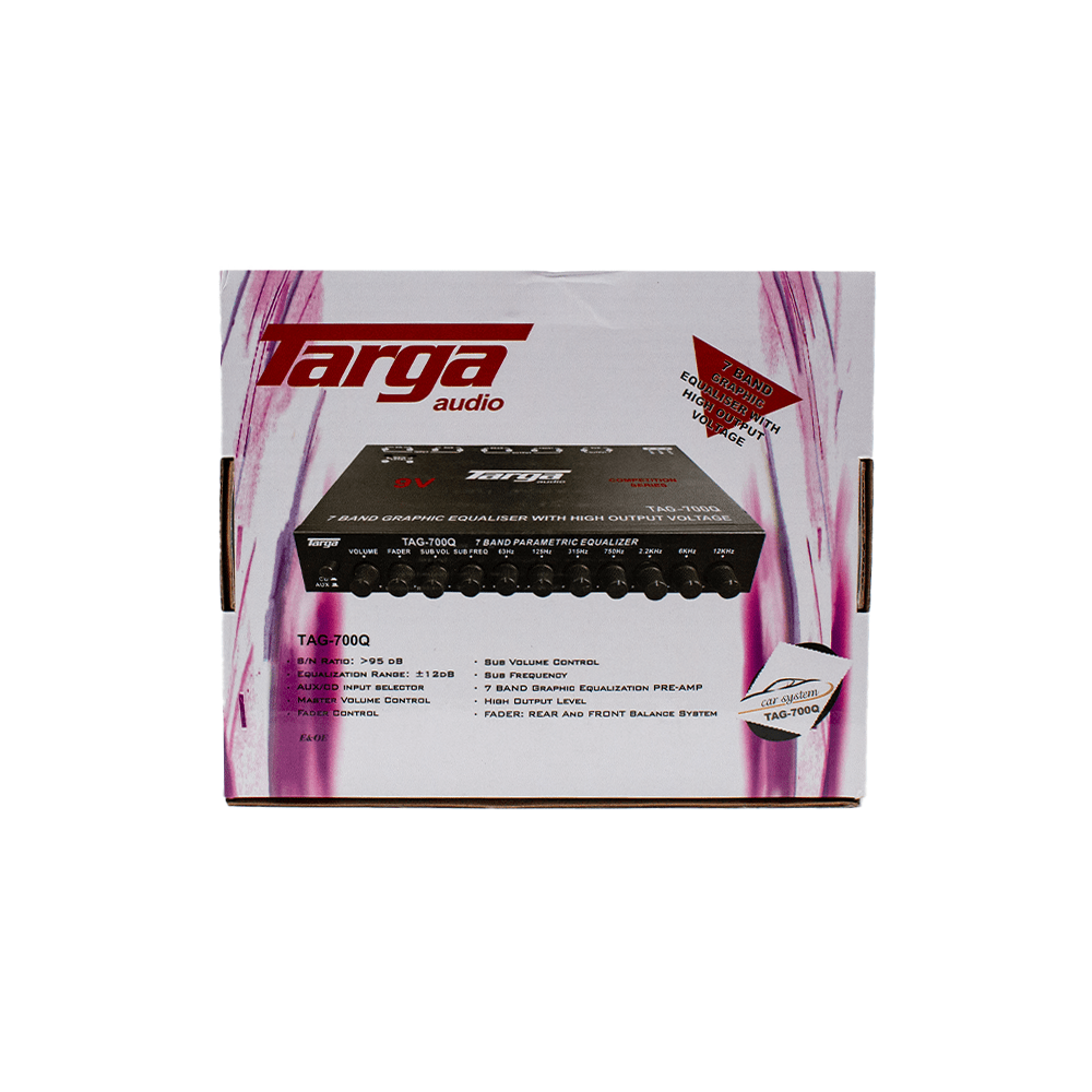 TAG-700Q Targa Pre amp,7 band Equaliser Competition Series