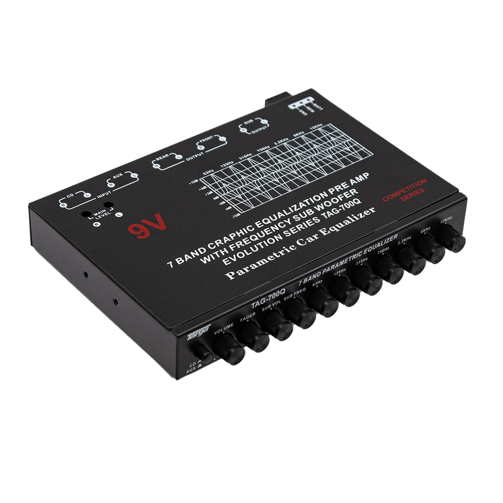 TAG - 700Q Targa Pre amp,7 band Equaliser Competition Series - Fastrak