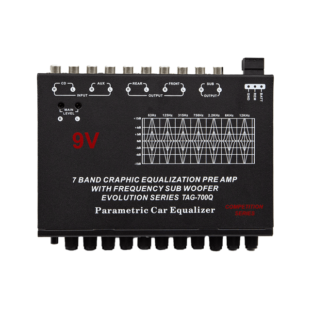 TAG - 700Q Targa Pre amp,7 band Equaliser Competition Series - Fastrak