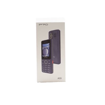 IPRO 2G Dual Sim feature phone [A33 BK+RD] - Fastrak