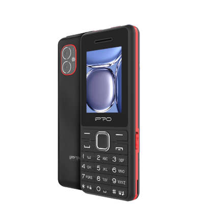IPRO 2G Dual Sim feature phone [A33 BK+RD] - Fastrak