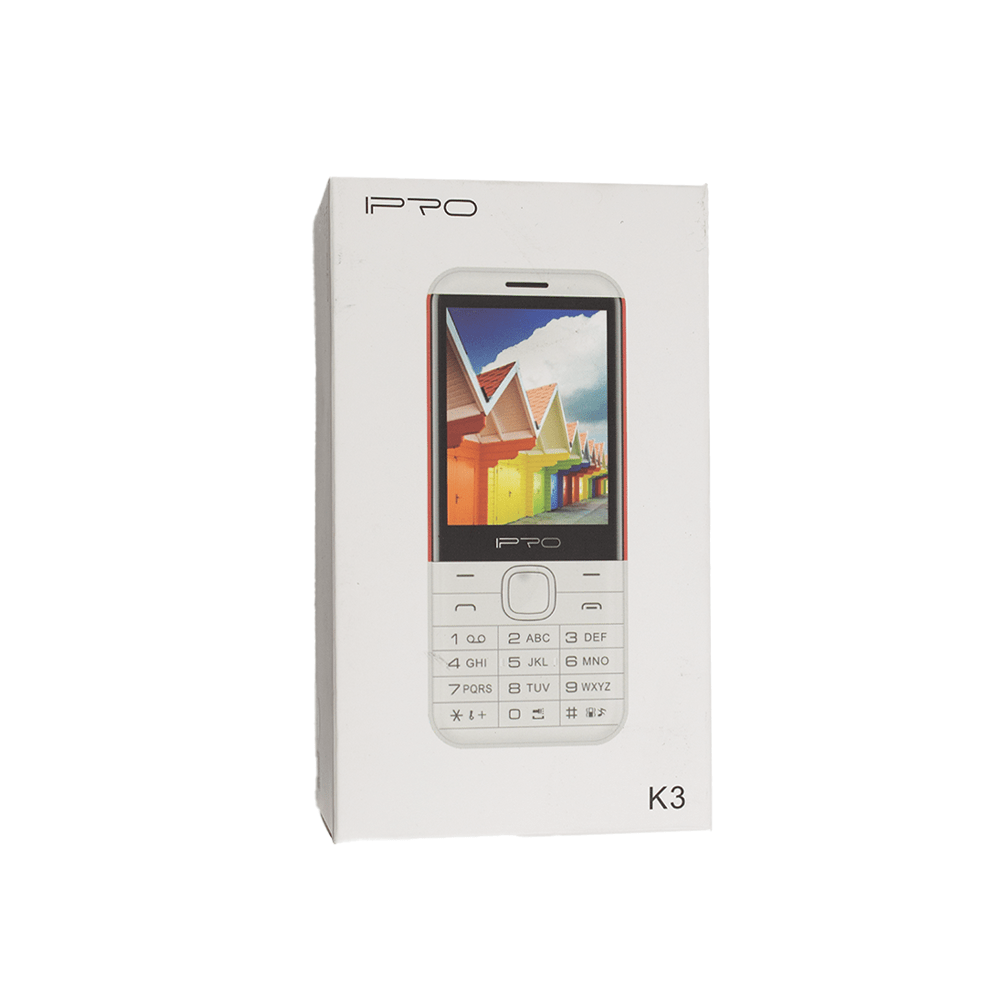 IPRO 4G Feature Phone White [K3 WH] - Fastrak