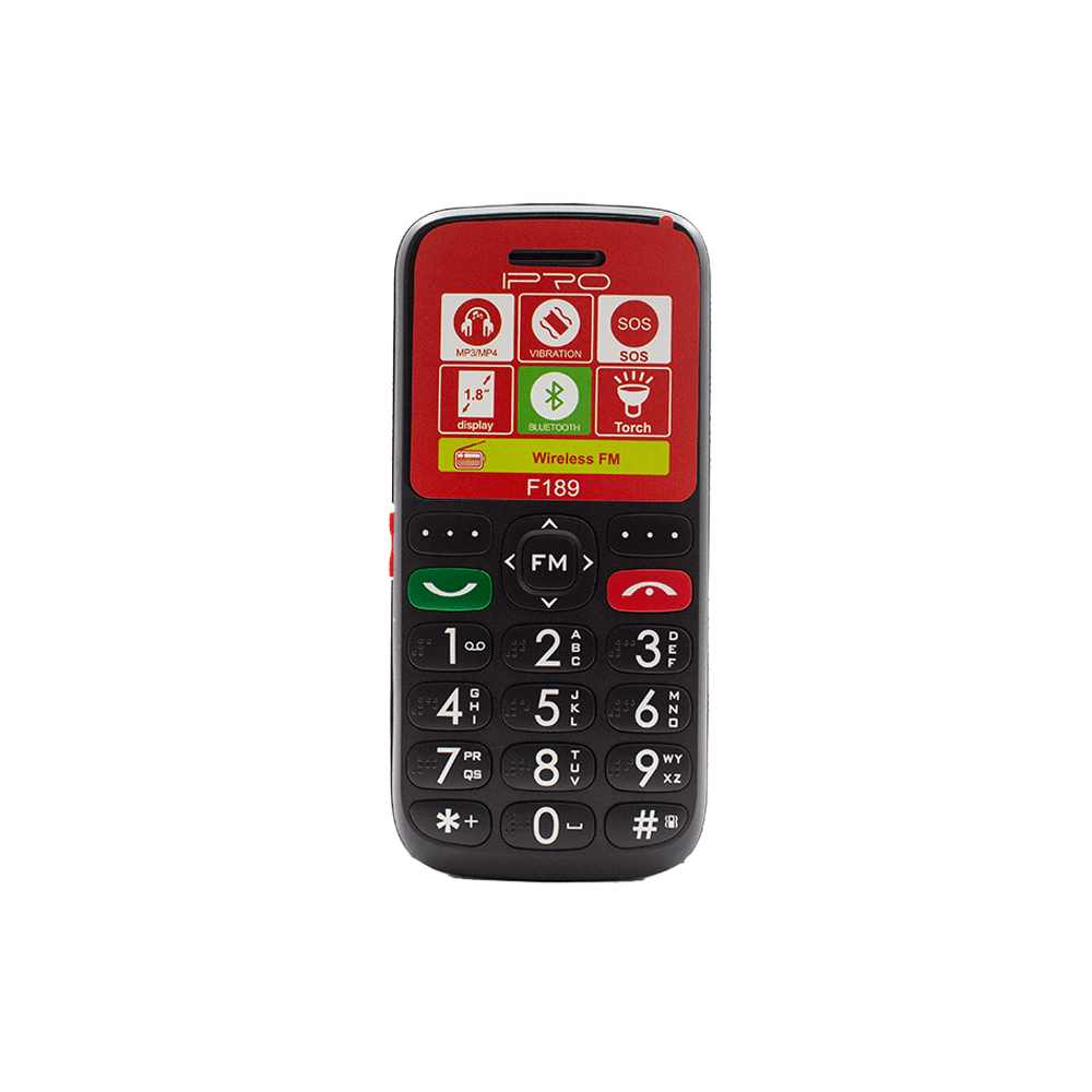 IPRO 2G Dual Sim Phone [F189 BK] - Fastrak