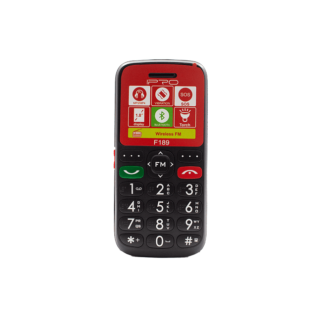 IPRO 2G Dual Sim Phone [F189 BK] - Fastrak