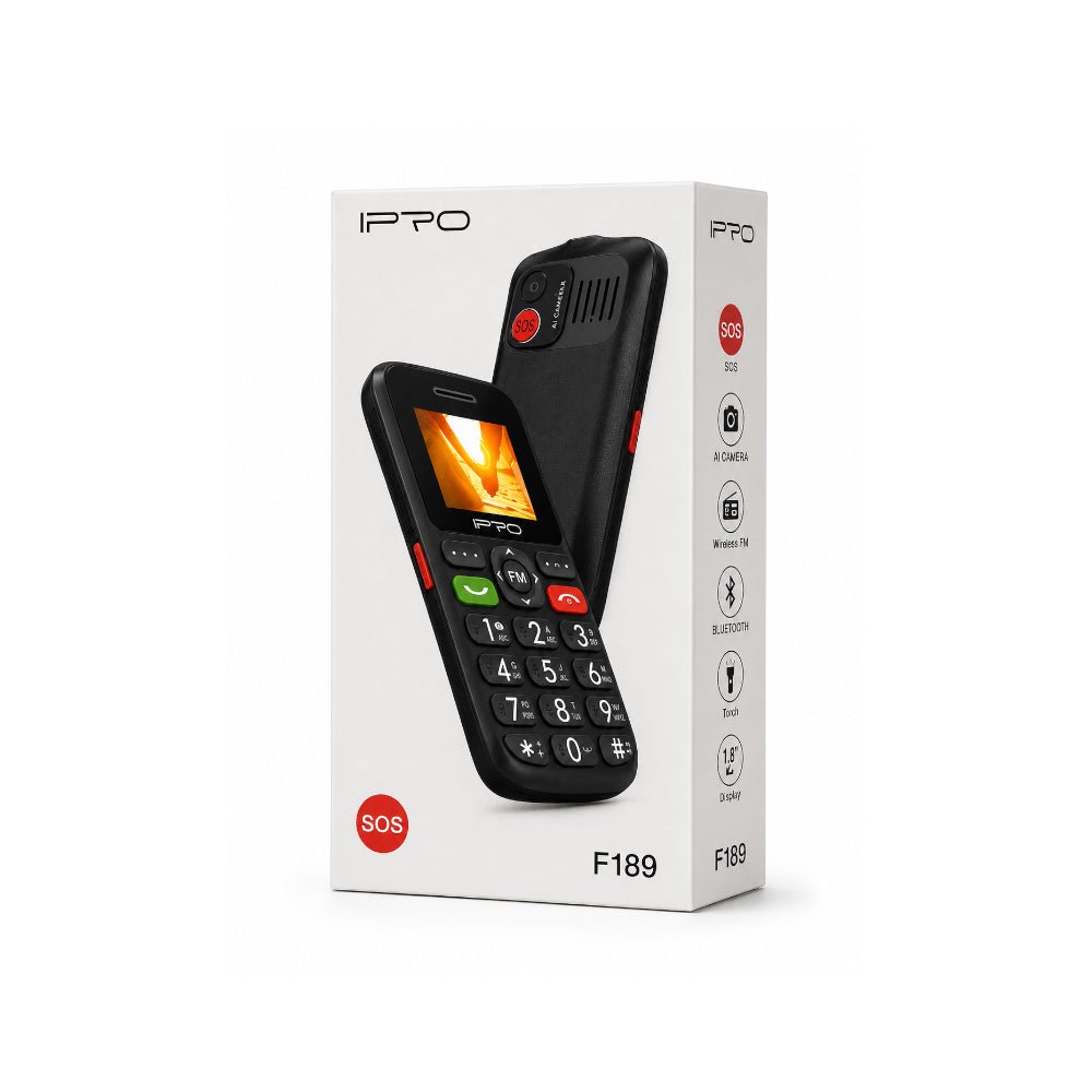 IPRO 2G Dual Sim Phone [F189 BK] - Fastrak