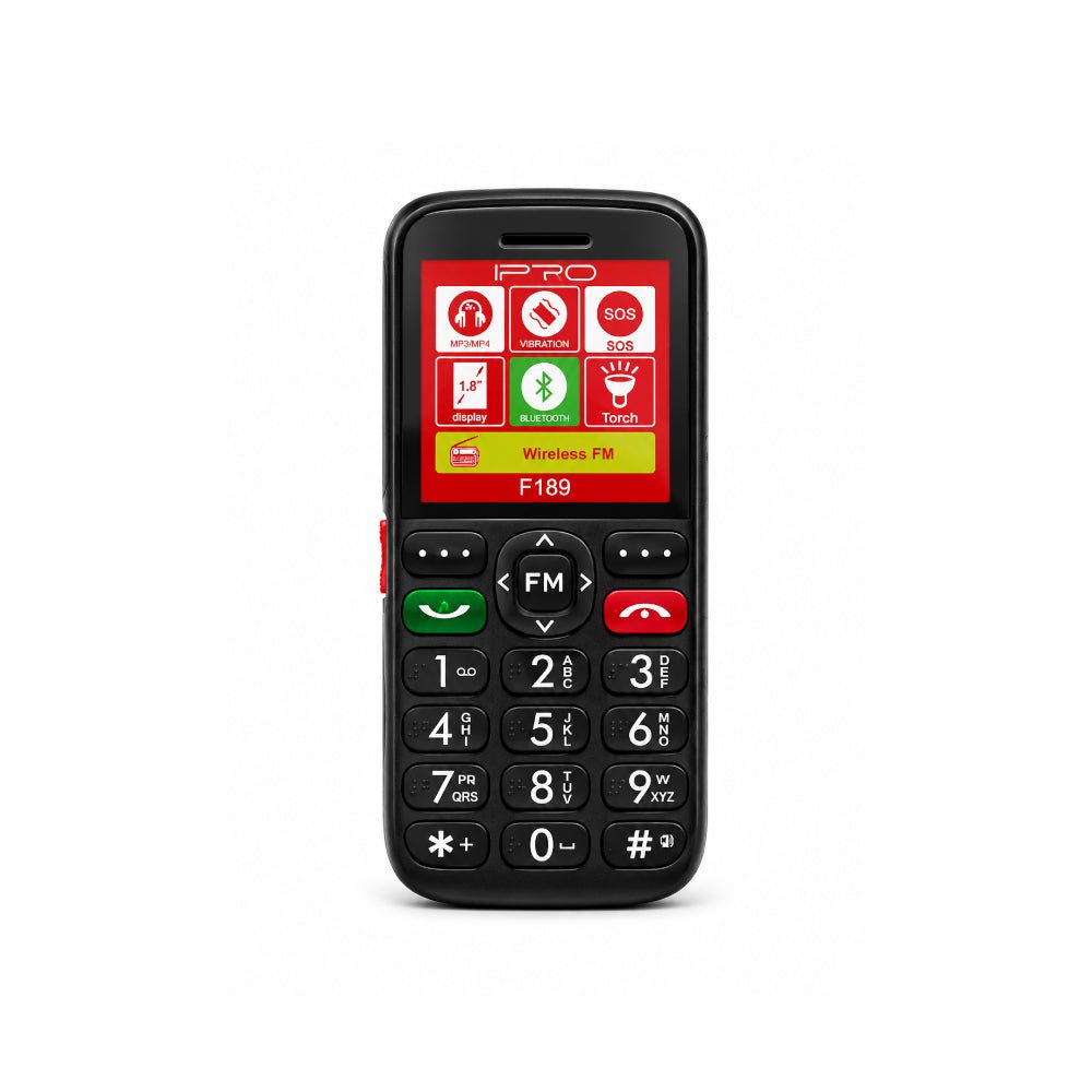 IPRO 2G Dual Sim Phone [F189 BK] - Fastrak