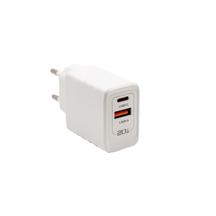 FTS Adapter 20W A+C 5V/3A Wall Charger [FTS - 8PWC] - Fastrak