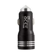 FTS Adapter Dual USB 2.4A Car Charger Black [FTS - 30C BK] - Fastrak