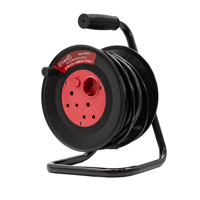 Stewart Electrical Extension Reel 30M [STW - F01 - 30M] - Fastrak