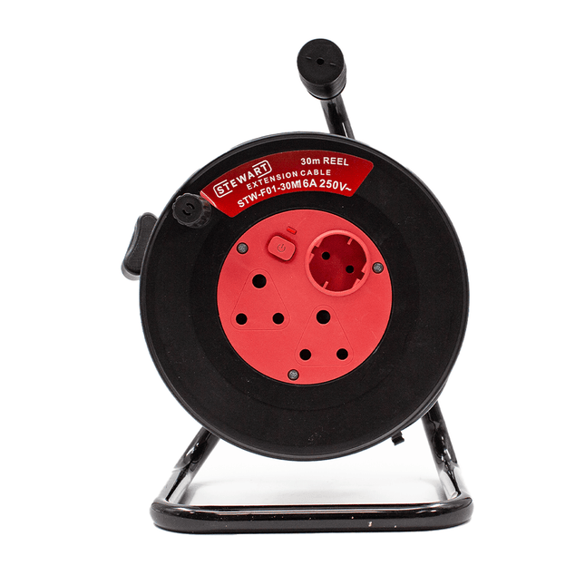 Stewart Electrical Extension Reel 30M [STW - F01 - 30M] - Fastrak