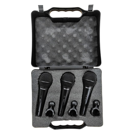 Astro Audio 3 Pack Dynamic Microphones [AA - XM1800] - Fastrak
