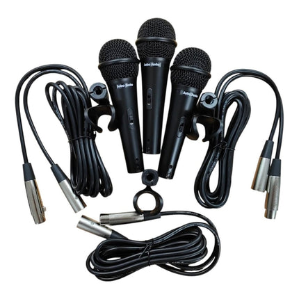 Astro Audio 3 Pack Dynamic Microphones [AA - XM1800] - Fastrak