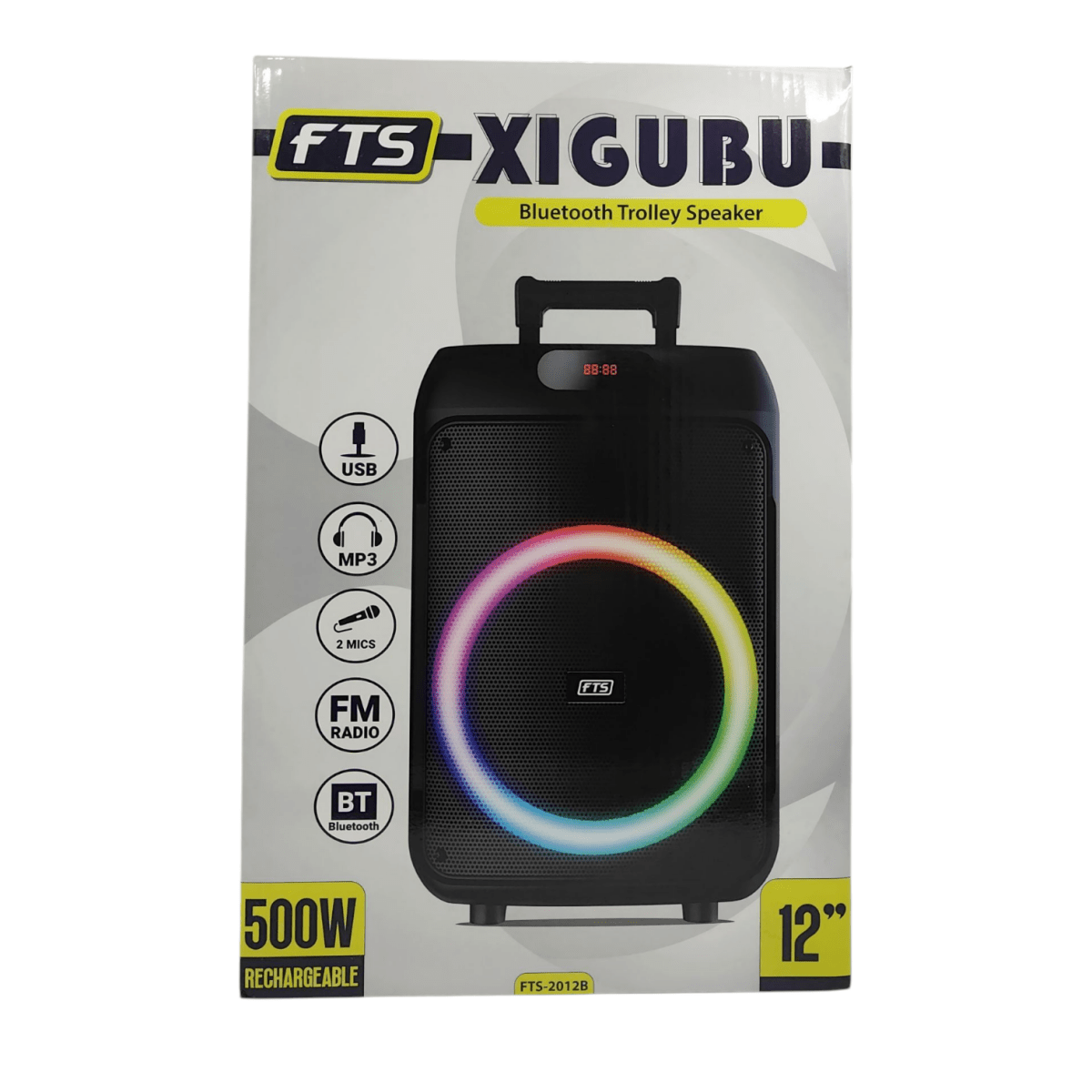 Xigubu MK2 FTS 12" Trolley Speaker with TWS (FTS - 2012B) - Fastrak