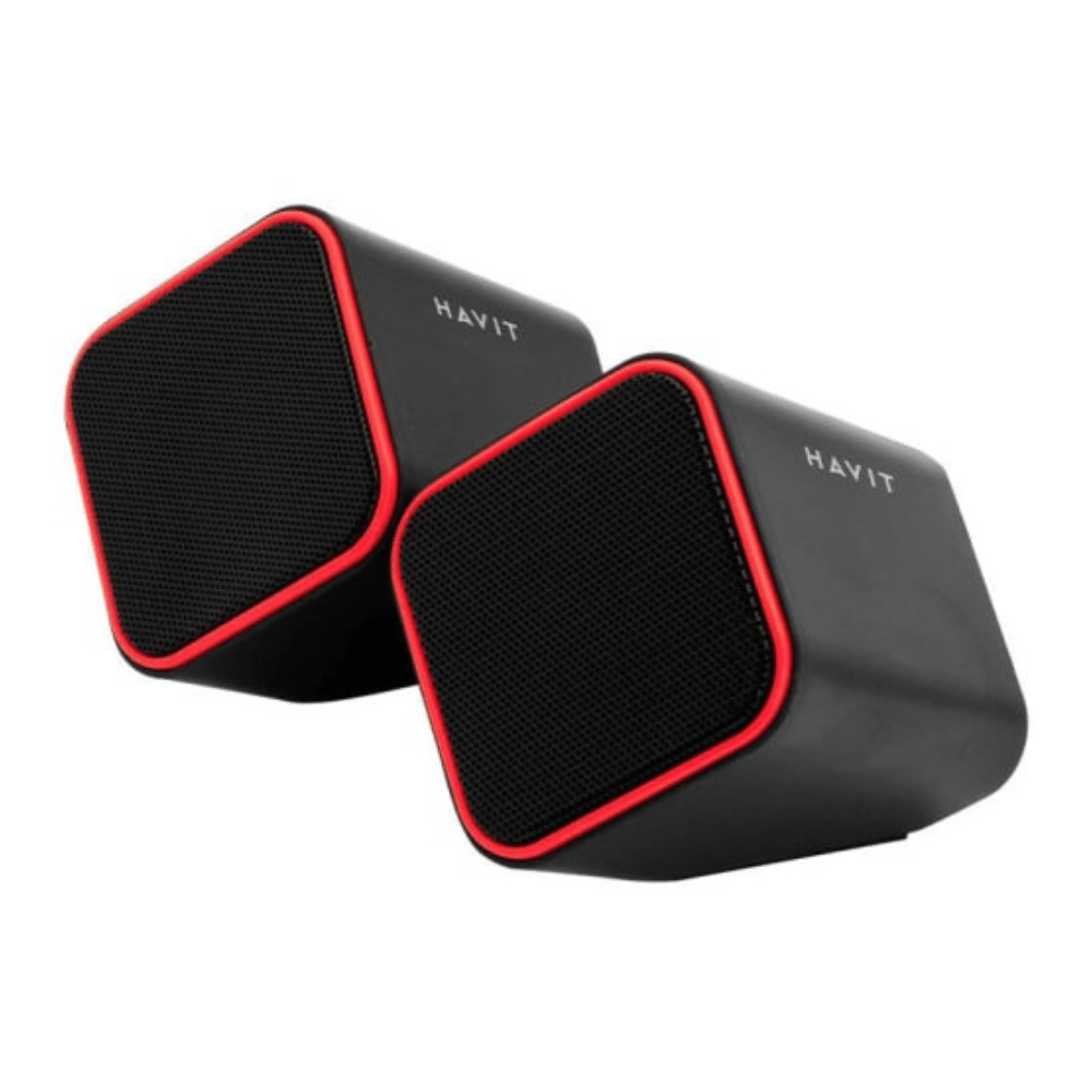 Havit USB 2.0 Computer Speaker [HV - SK473 BK+RD] - Fastrak