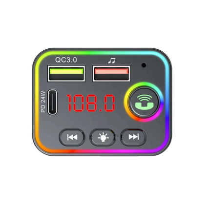 Havit Bluetooth MP3 Modulator Black [HV - FM819BT BK] - Fastrak