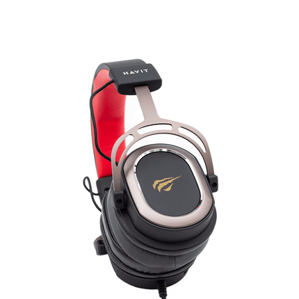 Havit Gaming Headphone Black+Ochre+Red [HV - H2008D BK] - Fastrak