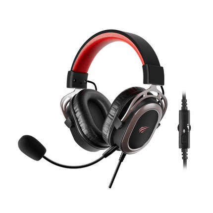 Havit Gaming Headphone Black+Ochre+Red [HV - H2008D BK] - Fastrak