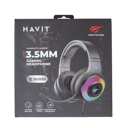 Havit Gaming Headphone Black [HV - H2042d BK] - Fastrak