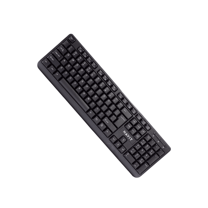Havit USB Keyboard Black [HV - KB378 BK] - Fastrak