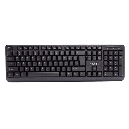 Havit USB Keyboard Black [HV - KB378 BK] - Fastrak