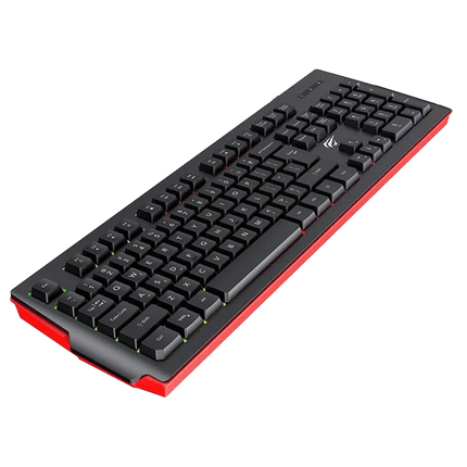 Havit Gaming keyboard Black+Red [HV - KB866L BK+RD] - Fastrak
