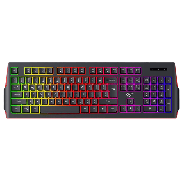 Havit Gaming keyboard Black+Red [HV - KB866L BK+RD] - Fastrak
